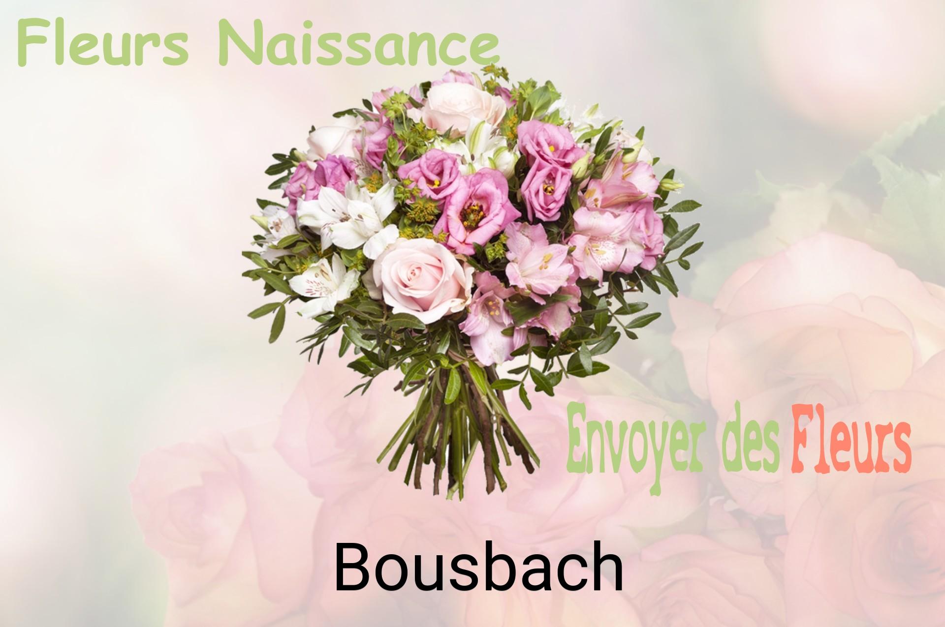 Bouquet de fleurs de naissance livré à Bousbach